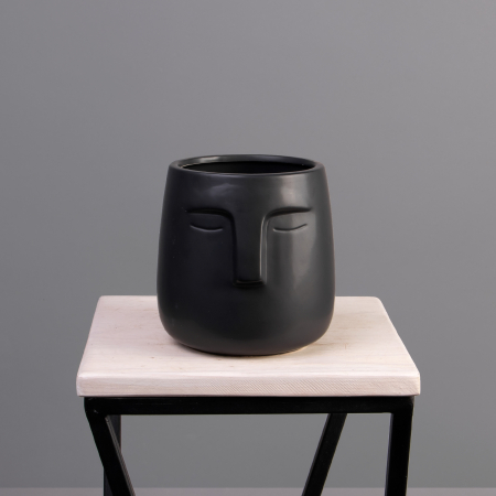 Ваза ГК Лицо (черный) 733-437