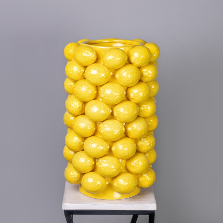 Ваза ГК Сицилия 205-124 Желтый 26*26*43 см