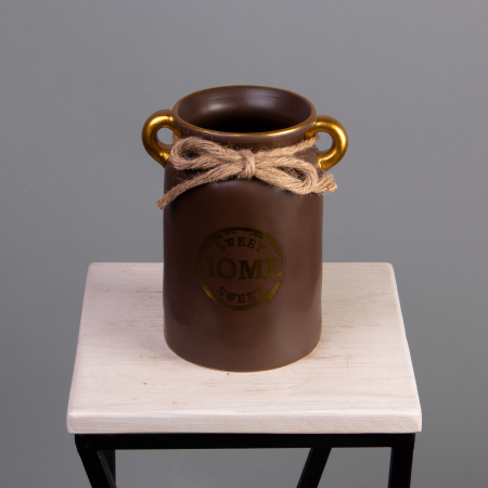 Ваза ГК Банка (коричневый с золотом) 16-0133