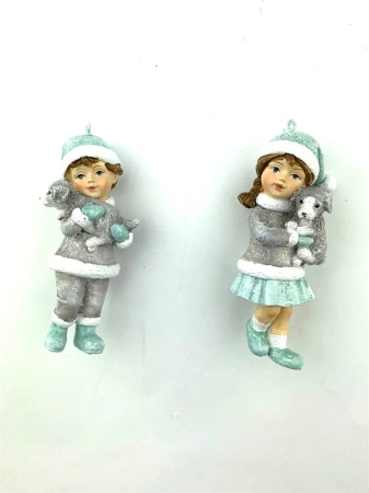 Подвеска ГК Детки с животными (асс2) 708-081  6*4*11см.