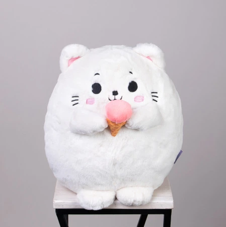 Игрушка Котик с Мороженым, 35 см