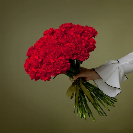 Букет Гвоздика "Красная" 