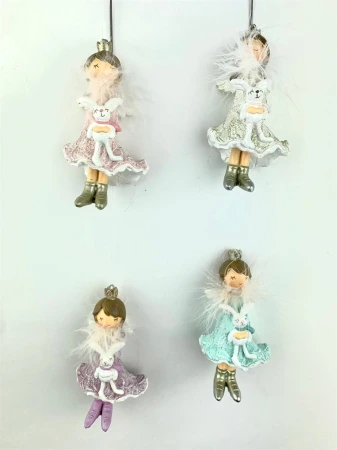 Подвеска ГК Принцессы с зайчиками 12см 831-309 6,5х5,5х12см
