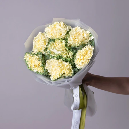 Букет Брассика "Крейн Руфл Вайт" 