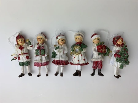 Подвеска ГК Дети белый/красный (асс6) 707-448 высота 12см