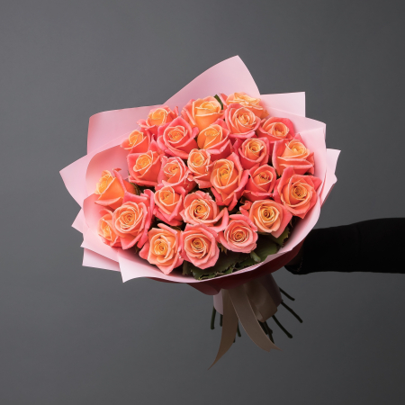 Букет Роза "Мисс Пигги" 