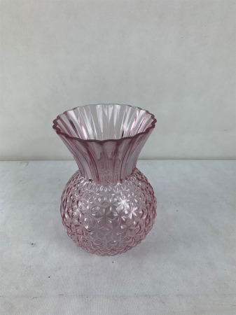 Ваза ГК "Кристалл" Розовый-амфора 591-115