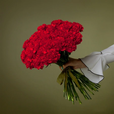 Букет Гвоздика "Красная" 