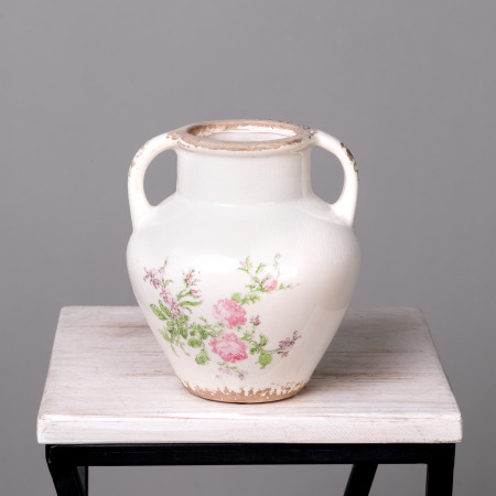 Ваза ГК Плетистая роза 241-006 15*15*16,5 см