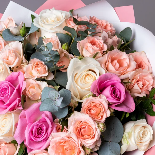 Флористический букет "Пудра М"_4