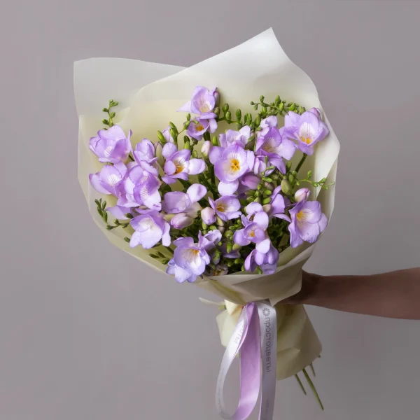 Букет Фрезия "Эн Ван Блу"_1