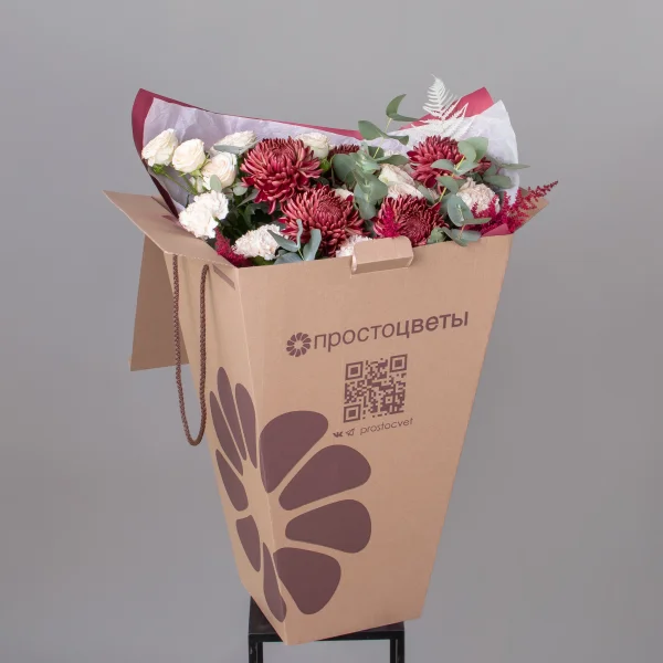 Флористический букет "Бархатная осень L"_6