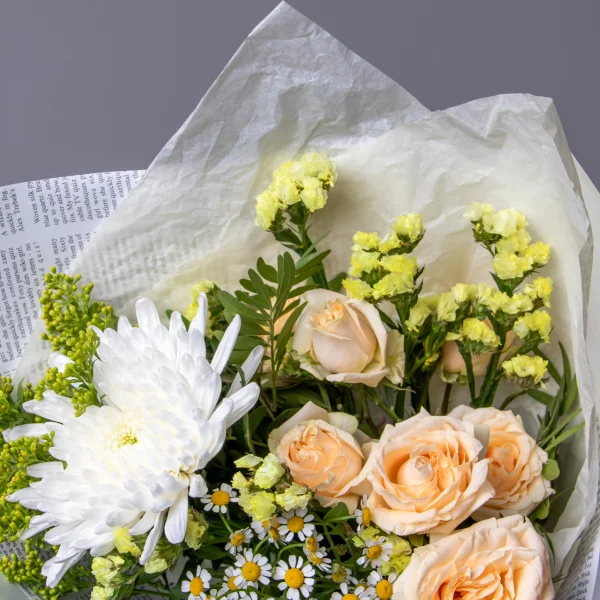 Флористический букет "Утренний свет"_5