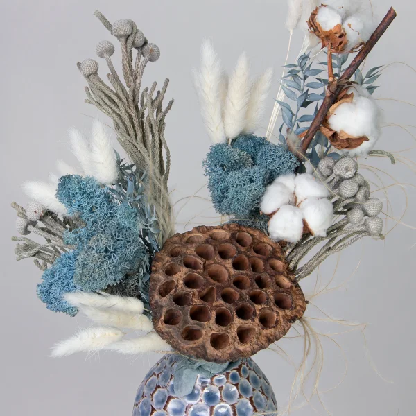 Композиция "Сухоцветы в керамике №1"_3