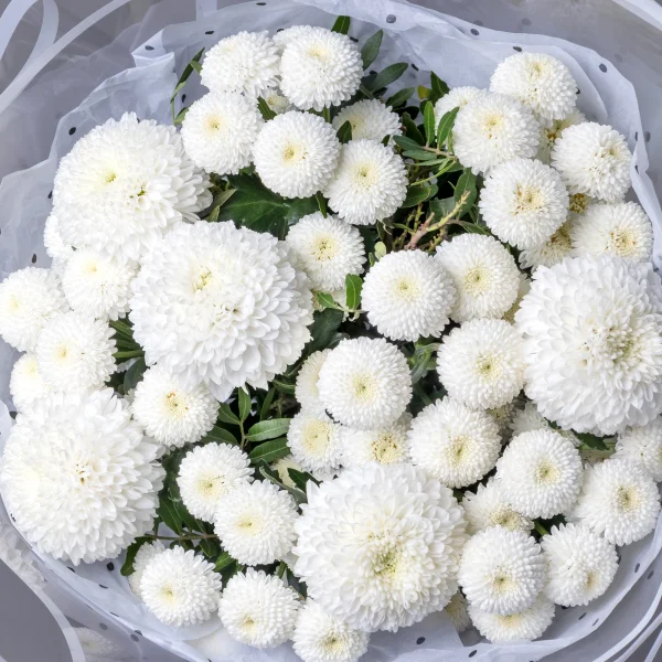 Флористический букет "Белый танец"_5