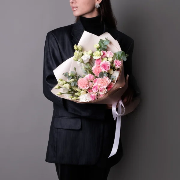 Флористический букет GPT "Нежный рассвет М"_2