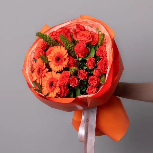 Флористический букет "Искры радости"_1