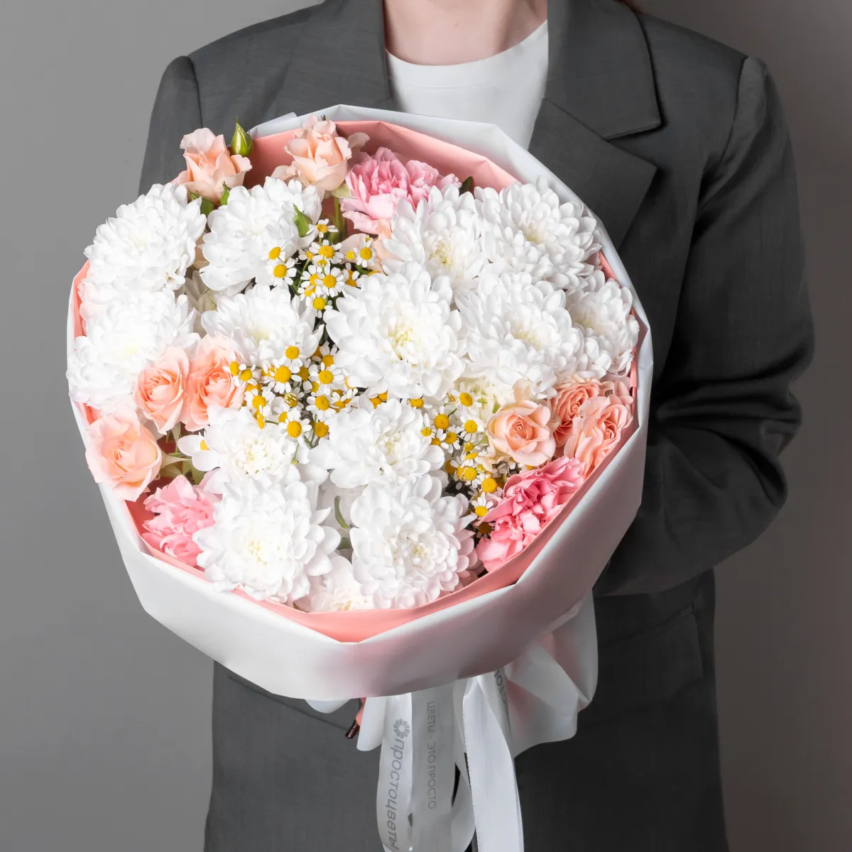 Флористический букет "Фруктовый лёд"_1