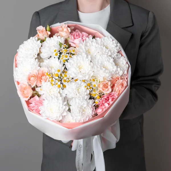 Флористический букет "Фруктовый лёд"_1