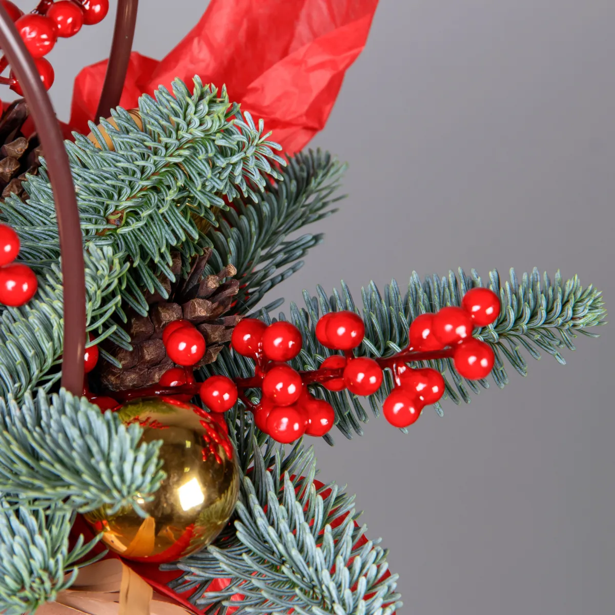 Композиция "Новогодняя в сумочке"_5