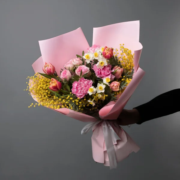 Флористический букет "Весеннее настроение S"