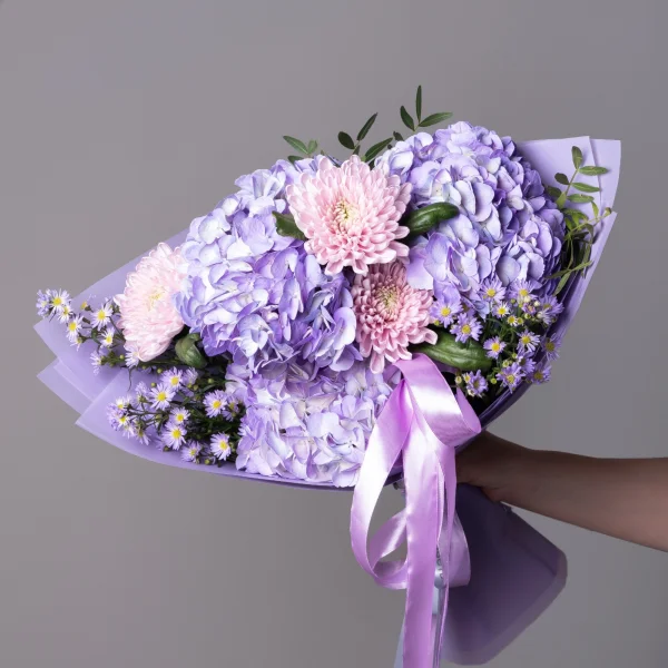 Флористический букет "Лавандовый сон"_1