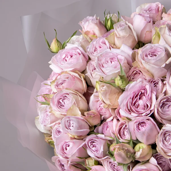 Букет Роза кустовая "Сильвер Лейс"_3