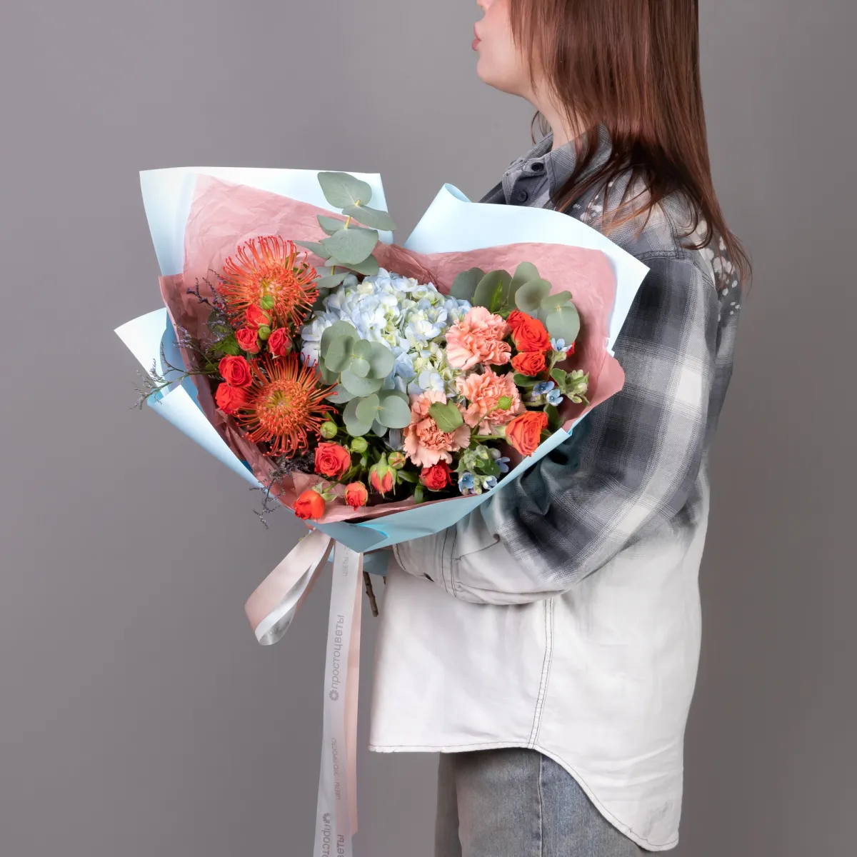 Флористический букет "Морской закат"_2