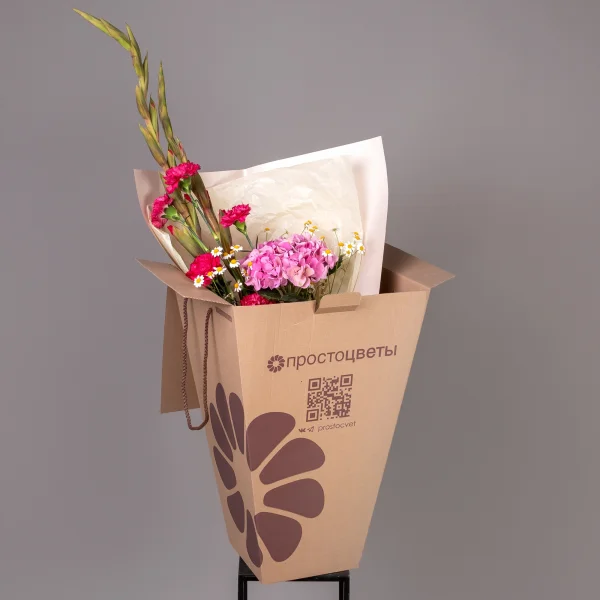 Флористический букет "Гармония контрастов"_6