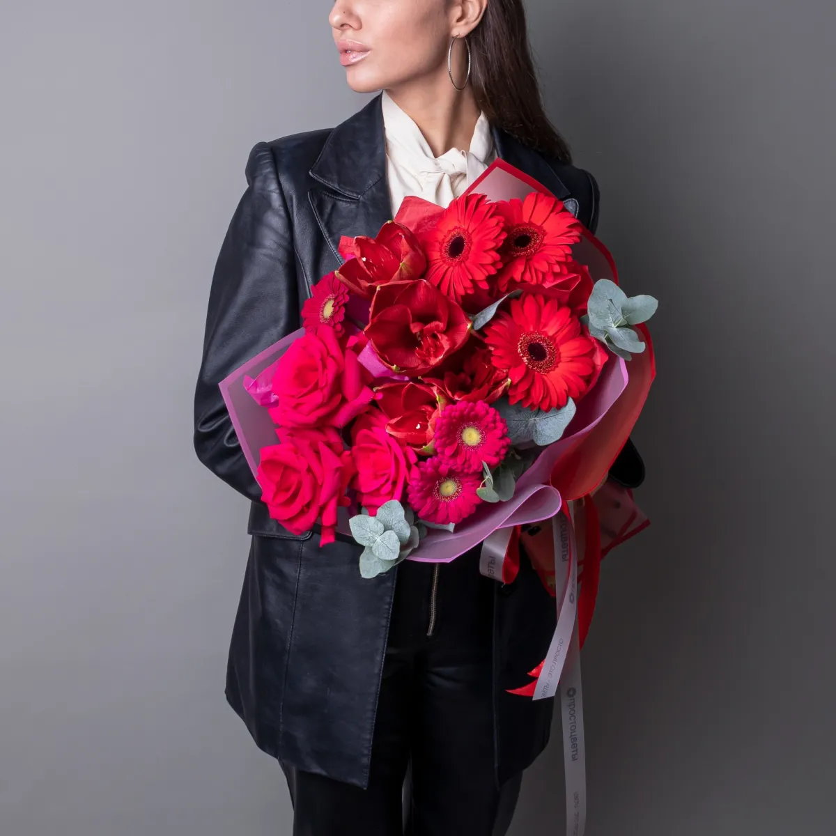 Флористический букет "Пылкое признание"_2