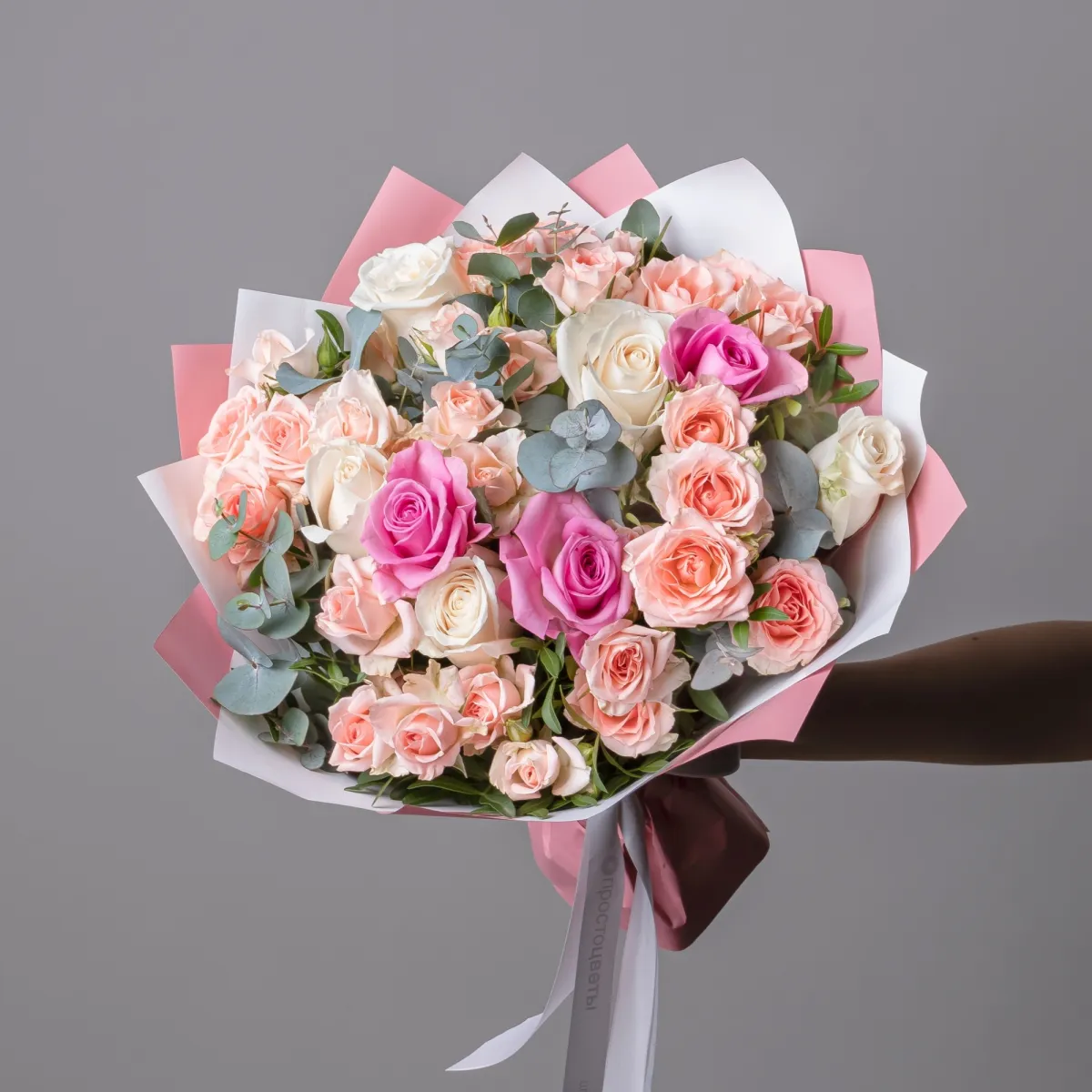 Флористический букет "Пудра М"_1