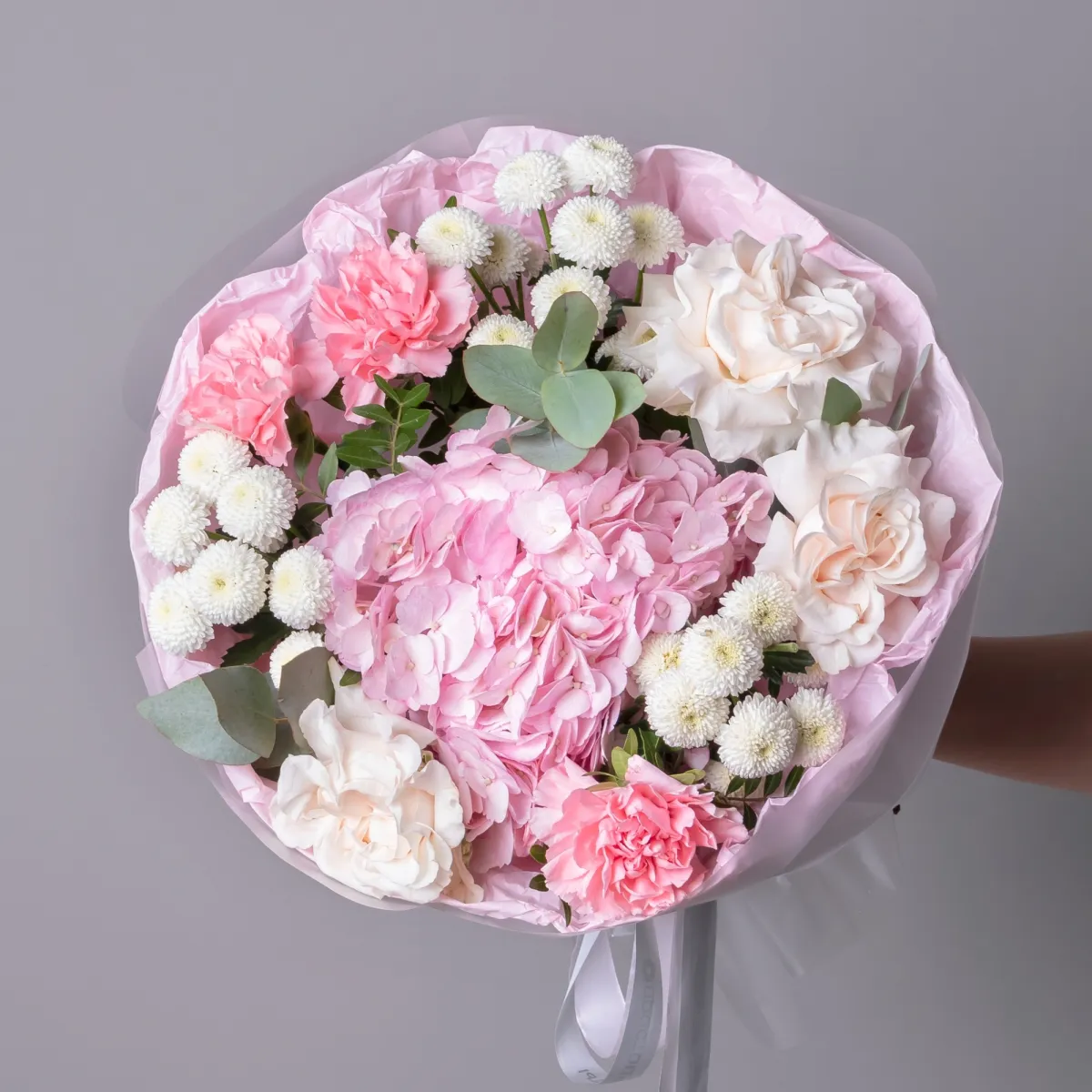 Флористический букет "Летний румянец"_1