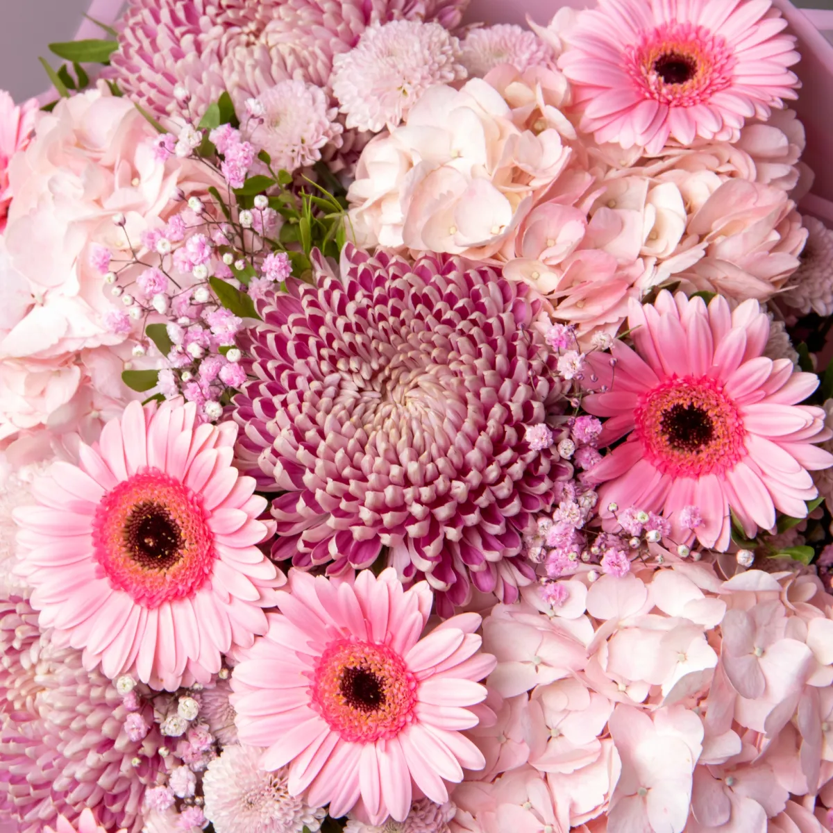 Флористический букет "Розовый кварц"_6