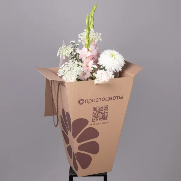 Флористический букет "Пастельная симфония"_5