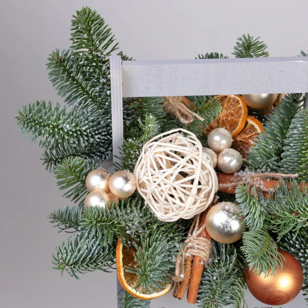 Композиция "Новогодний ящик №2" мини_3