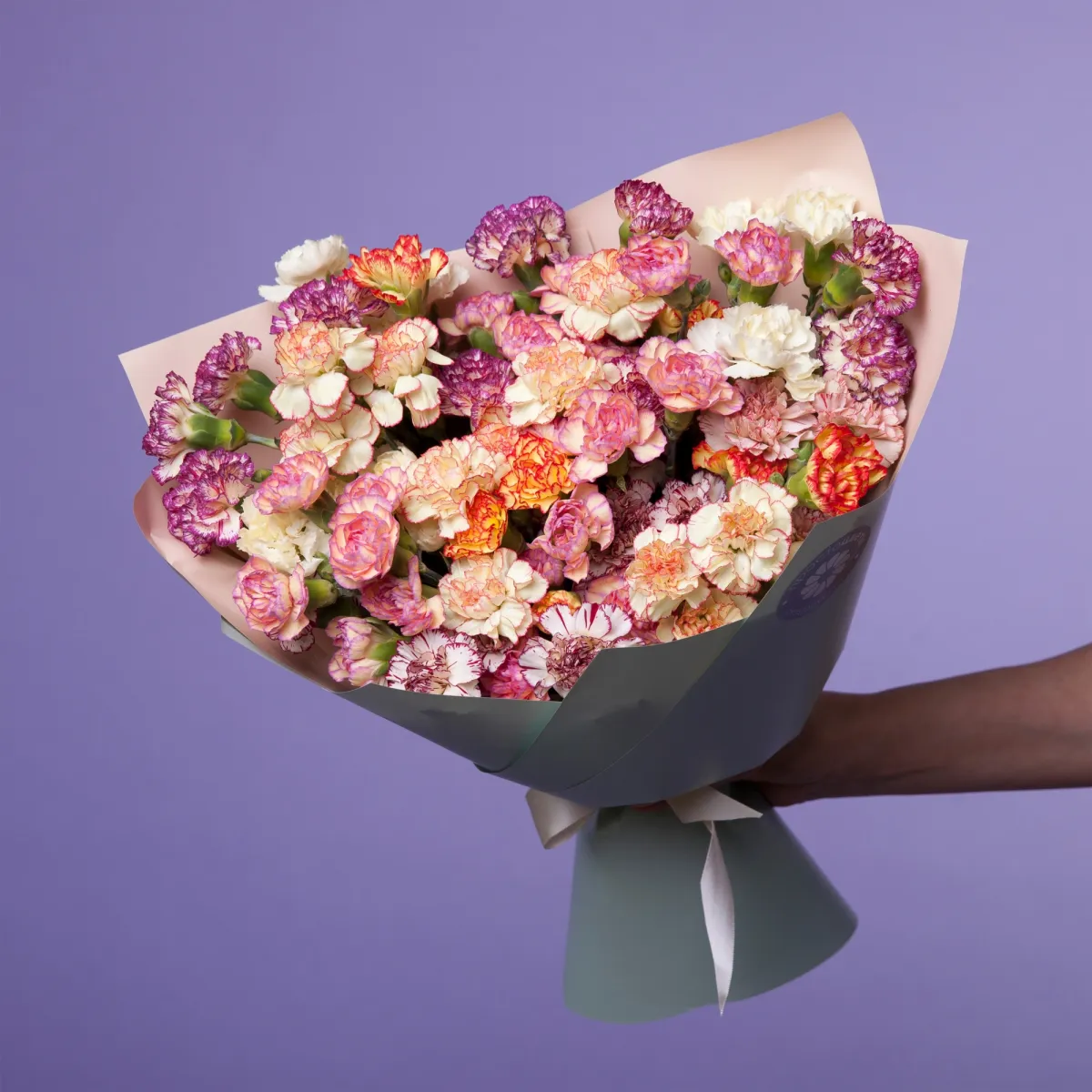 Букет Гвоздика_кустовая "Микс"