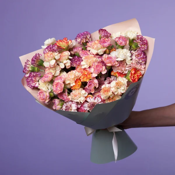 Букет Гвоздика_кустовая "Микс"