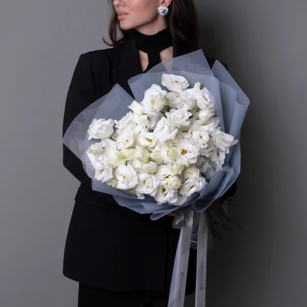 Букет Лизиантус "Ду Арена Джиант Вайт"_2