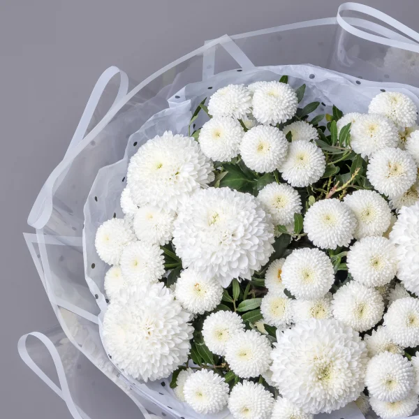 Флористический букет "Белый танец"_4