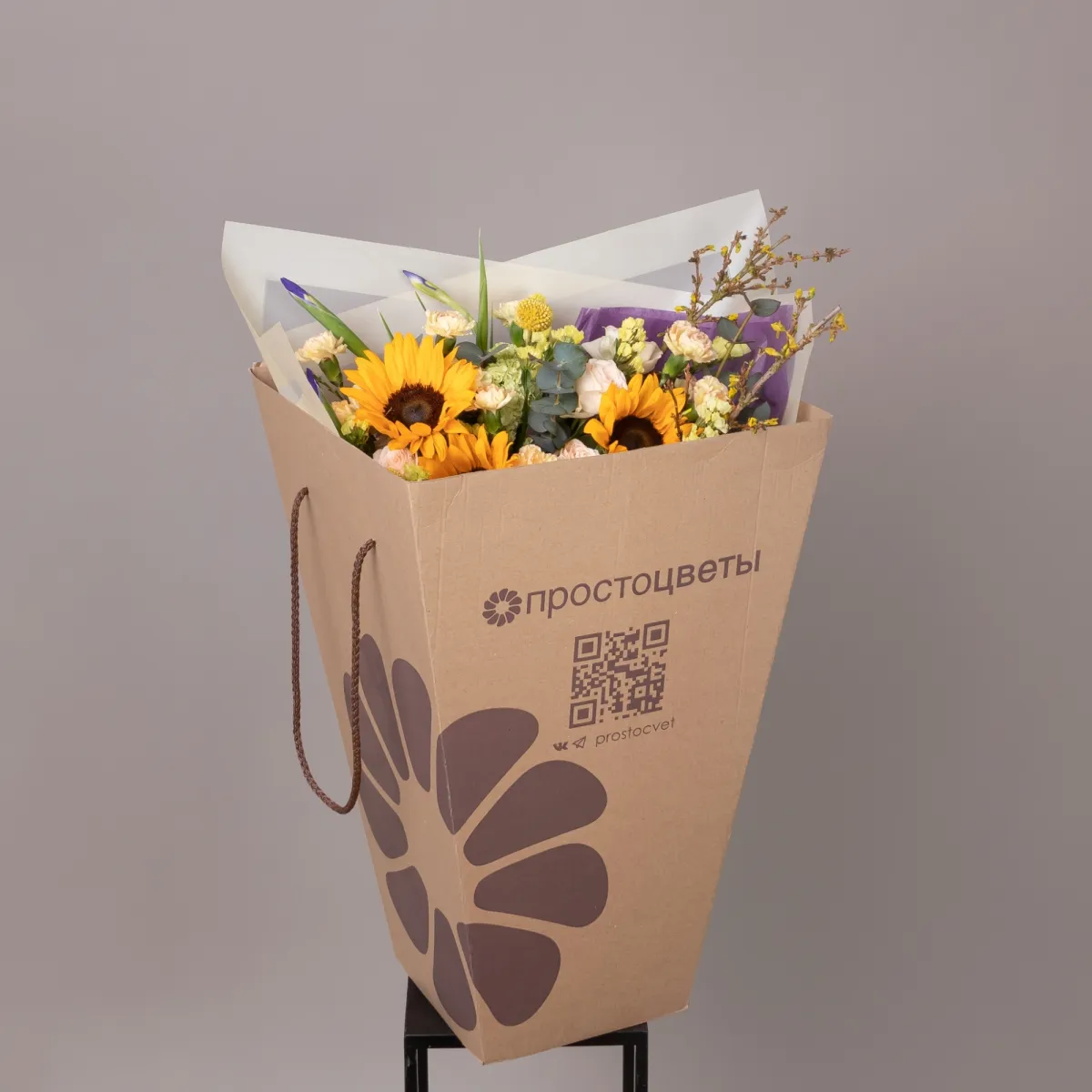 Флористический букет "Бархат"_6