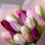 Флористический букет «Тюльпан, 15 шт, Пастель Микс»_4