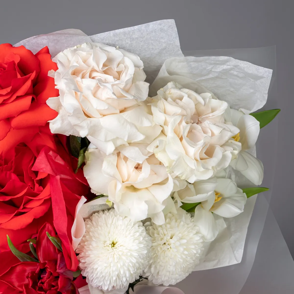 Флористический букет "Инь и ян"4