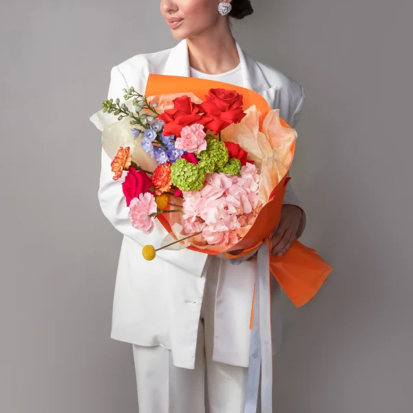 Флористический букет "Весенний танец"2