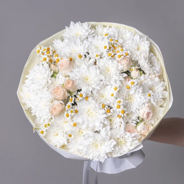 Флористический букет "Белый сон"_1