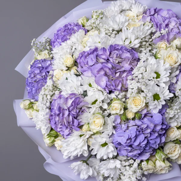 Флористический букет "Хрустальный сад"_3