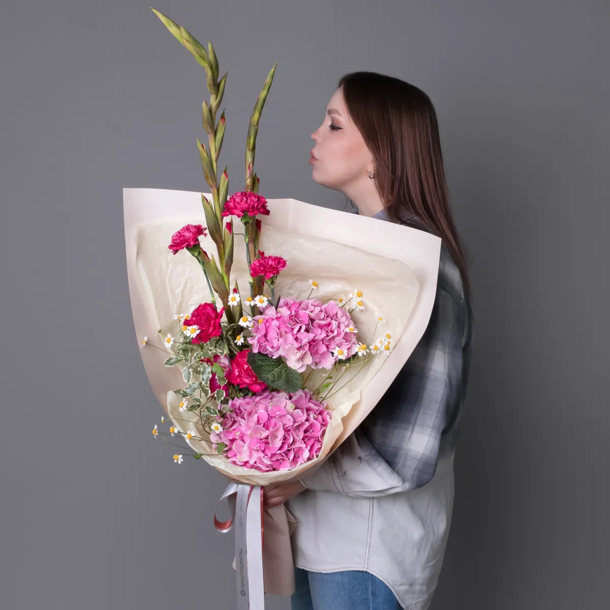 Флористический букет "Гармония контрастов"_2