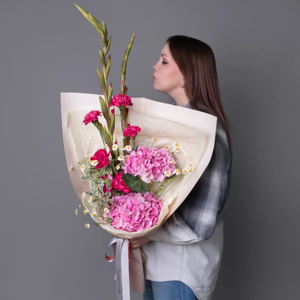 Флористический букет "Гармония контрастов"_2