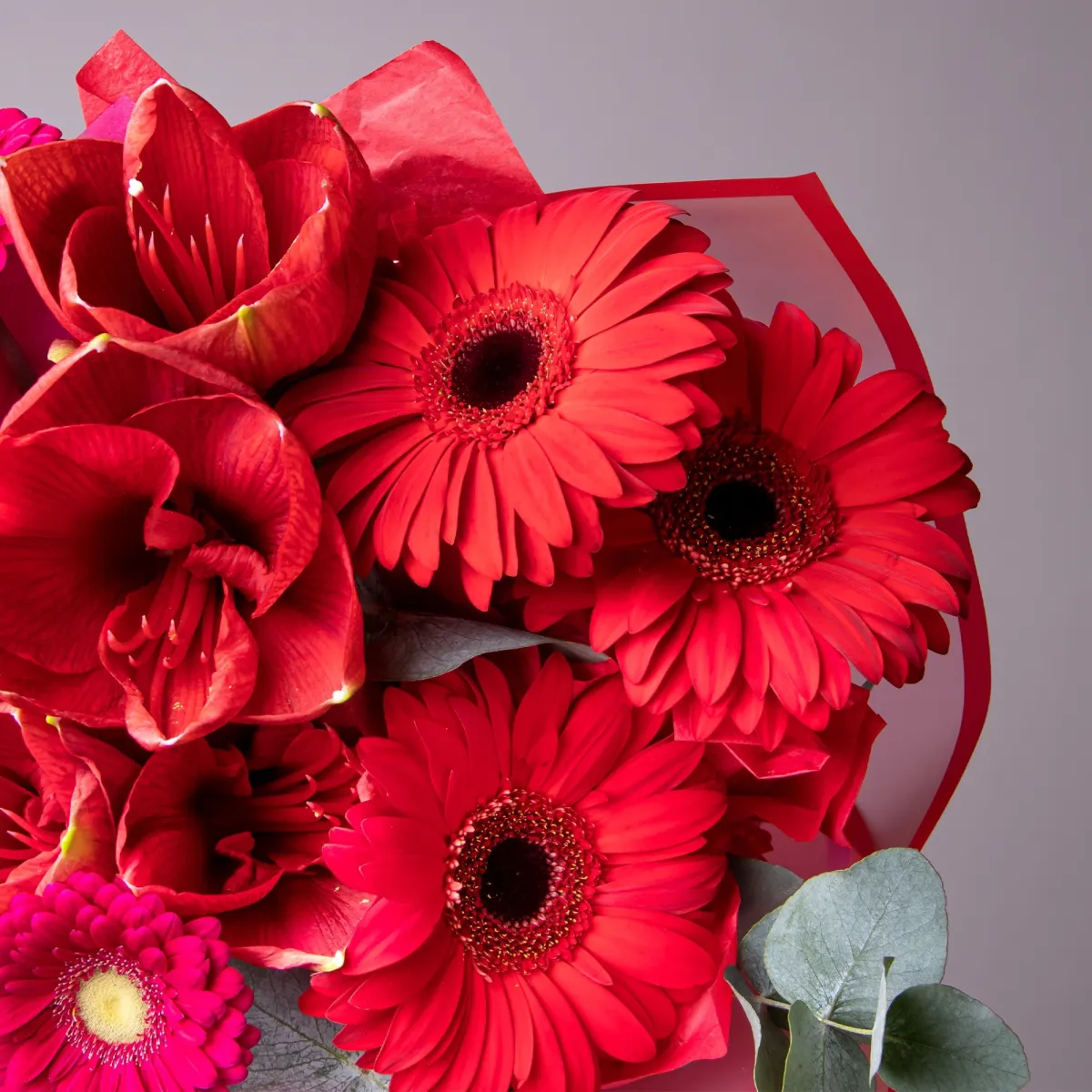 Флористический букет "Пылкое признание"_4