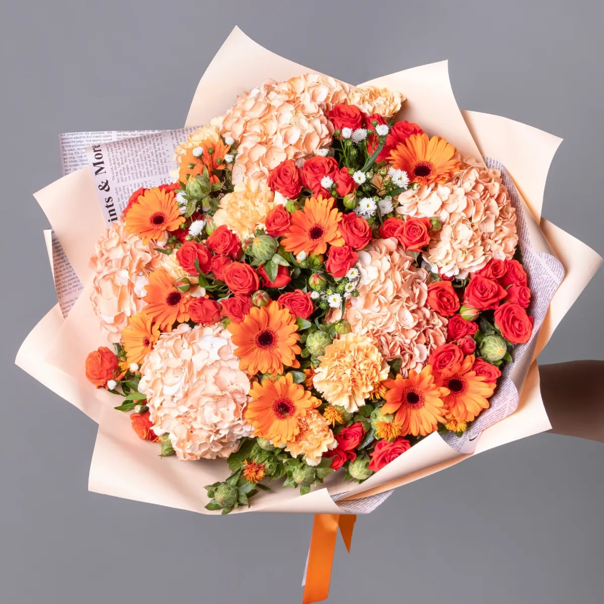 Флористический букет "Цветочный каскад"_1