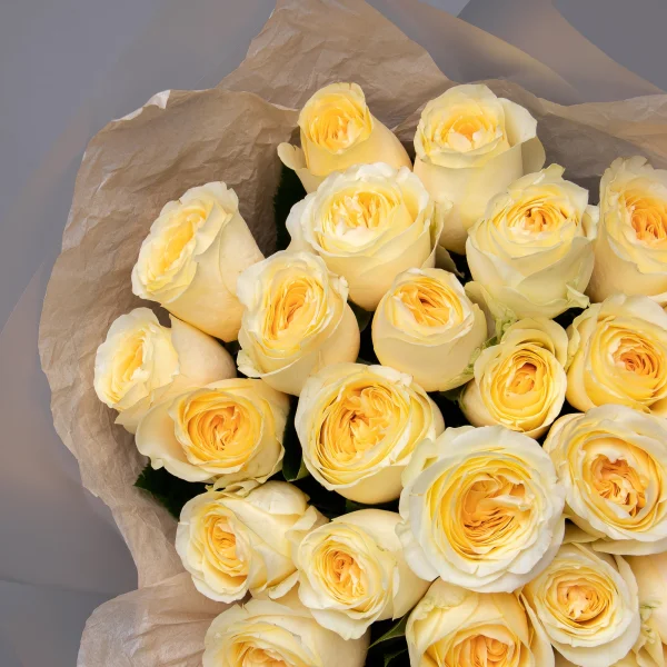 Букет Роза "Баттер Кап" 3